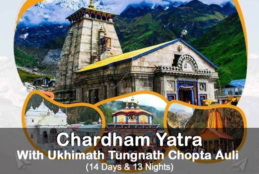 Chardham Yatra with Ukhimath Tungnath Chopta Auli